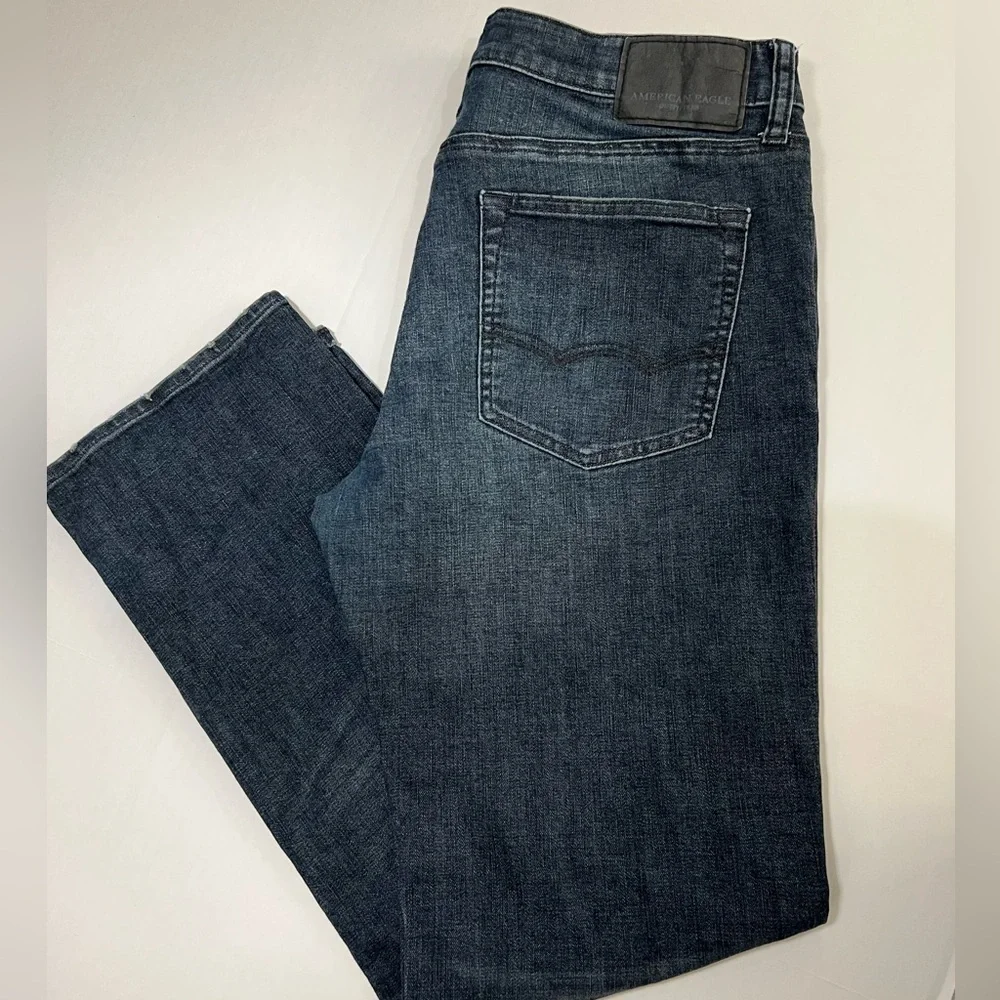 American Eagle Outfitters Blue Straight Jeans